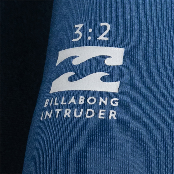 2023 Billabong Hombres Intruder 3/2mm Back Zip Gbs Neopreno ABYW100202 - Navy